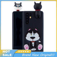 เคสป้องกันแบบเต็มรูปแบบกันกระแทกกันลื่นฝาหลัง TPU แบบนิ่มพิมพ์ลายการ์ตูนสีน่ารักสำหรับ Huawei P30 Pro 3D