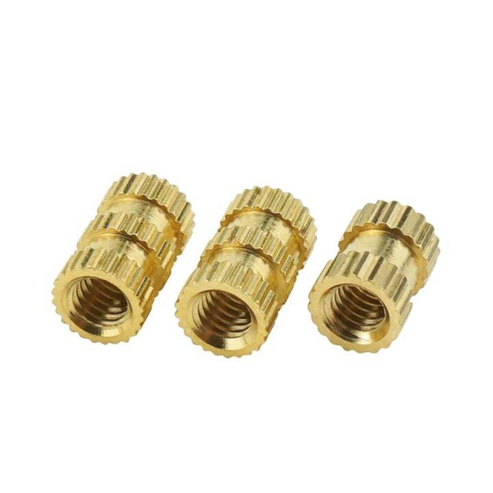 luhuichang-m2-m3-m4-injection-molding-nut-copper-inserts-brass-insert-fastener-knurled-nuts-knurling-embedded-parts-nails-screws-fasteners