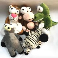 【ของเล่นตุ๊กตา】 Big Eyes Cartoon Lion Zebra Elephant Deer Animal Doll Soft Stuffed Plush Toy Animals Plush Toys Baby Playmate gifts for Children