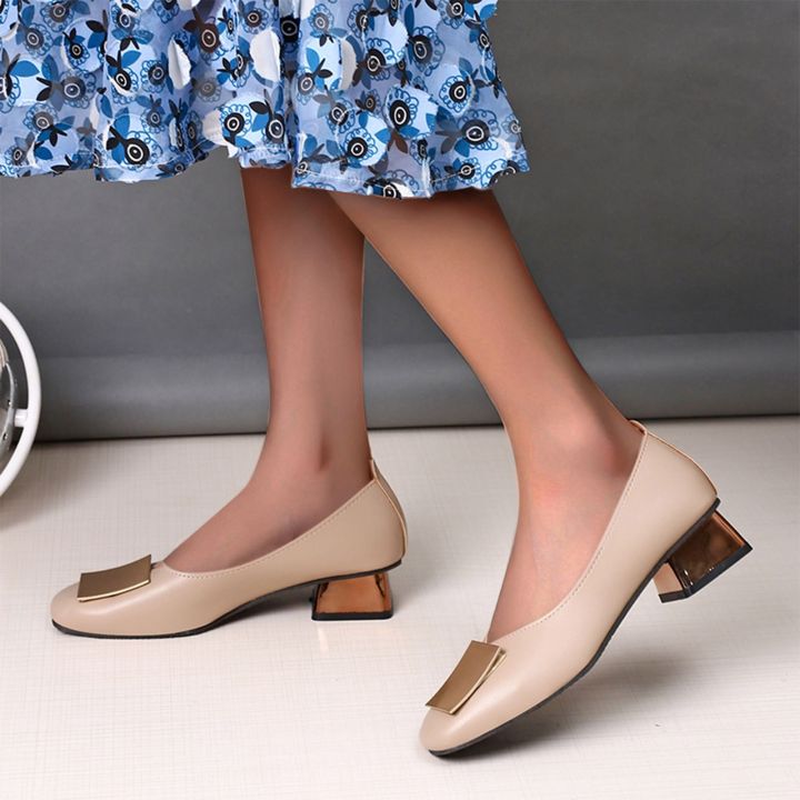 สตรีรองเท้าส้นตื้น-casual-หนาฤดูใบไม้ผลิฤดูร้อนฤดูใบไม้ร่วง-breathable-สบายผู้หญิงรองเท้าเดี่ยว