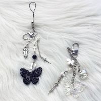 1Pcs Phone Chain Pendant Butterfly Charms Charms Pendant For Keys Bags KeyChains Handmade DIY Accessories