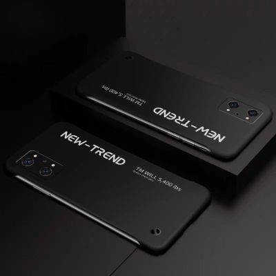 Case สำหรับ Realme GT Neo2 5กรัมปลอกไร้ขอบเปลือกแข็งโทรศัพท์ Case อินเทรนด์แฟชั่นรวมทุกอย่าง Pc ฮาร์ด Case ปกหลังที่เรียบง่าย F Rosted โทรศัพท์ Case