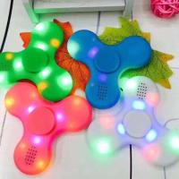 Fidget Spinner finger gyro Tri-s Pinner Led Speaker