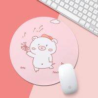 [COD] cartoon mouse pad desk ins girl heart lock edge for students