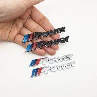 Hot New 2Pcs / set M power logo Car Sticker Fender Side badge decal rear Trunk emblem for BMW M 1 3 4 5 6 7 M3 M5 M6 x1 x3 auto Decoration qing