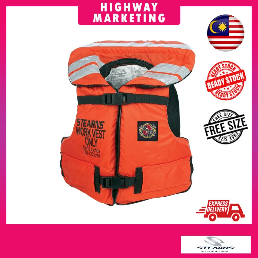 stearns life jacket sizes