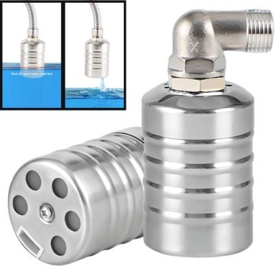 Stainless Steel Floating Ball Valve Automatic Water Level Control Valve 1/2 3/4 Float Valve Water Tank Water Tower Shutoff Valve Plumbing Valves