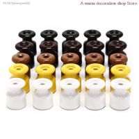 ☈► Porcelain Insulator Wall Wiring Ceramics Porcelain Electrical Insulators - 5pcs/lot - Aliexpress