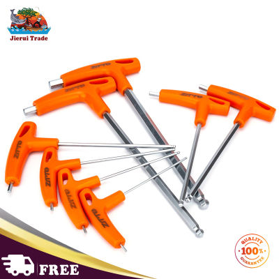 T-Shaped Allen Ball Wrench Mountain Road Bike Allen Key Hex Screwdriver Set 2.5Mm-10Mm Repair Installation Tool