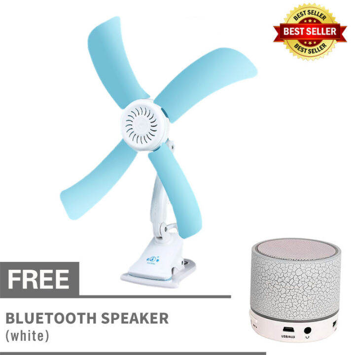 【Spot delivery from Manila】COD Portable 4 Blades Clip Fan Mini Home