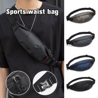 Mens Waistpack Fashion Waterproof Phone Wallet Storage One Shoulder Crossbody Sports Fitness Travel Leisure Cashier Chest Bag Running Belt