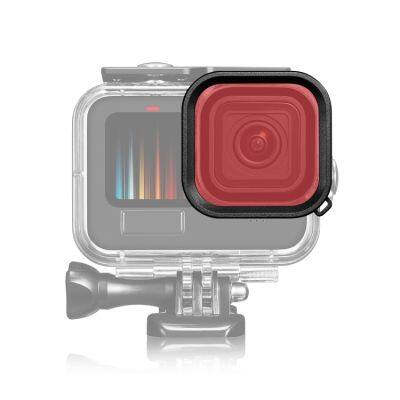 PLZ สำหรับ GoPro Hero11สีดำ/ สีดำ HERO10/สีดำ HERO9ชีพจรตารางที่อยู่อาศัยดำน้ำสีเลนส์กรองแสง