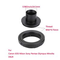 ZZOOI StarDikor 0.965 Inch Telescope Adapter T Ring Mount Set DSLR Camera Accessory For Canon EOS Nikon Sony Pentax Olympus Minolta