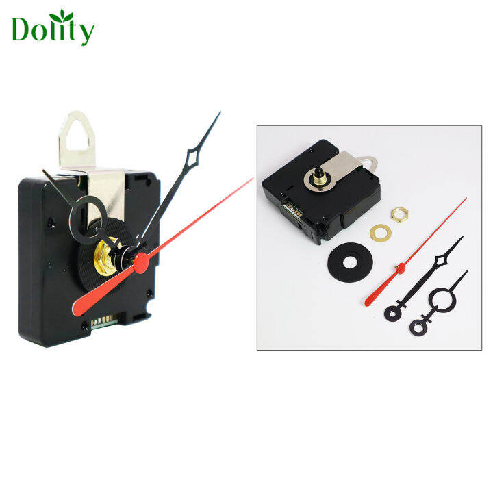 Dolity Radio Controlled Clock Movement Mechanism Non Ticking Clock