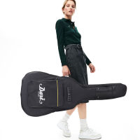 UNHO กระเป๋ากีต้าร์ 40-41 นิ้ว กระเป๋ากีต้าร์โปร่ง Guitar Bag สายรัดคู่ กระเป๋าขนาดใหญ่ ชุดเครื่องดนตรี