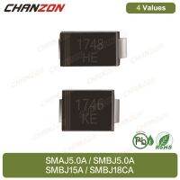 【CW】♦卐♘  4 Values SMD Diode SMAJ5.0A SMBJ5.0A SMBJ15A SMBJ18CA SMB Unidirectional Channel Transient Voltage Suppessor Diodes