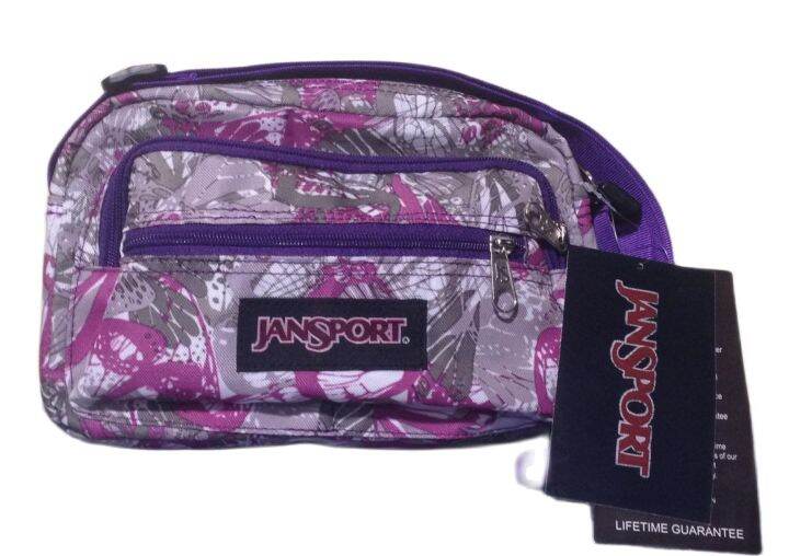 Jansport Sling Bag PURPLE BUTTERFLY (HORIZONTAL) 6 Lazada PH