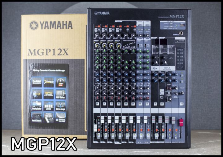 yamaha-mgp12x-มิกเซอร์-12-ช่องพร้อมเอ็ฟแฟค-12-input-ปรีแอมป์คุณภาพสูง-6-mono-3-stereo-stereo-out-2-group-out-1-aux-16-digital-effect-4-channel-compressors-มิกเซอร์-ยามาฮ่า-mixer-yamaha