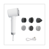 Electric Spin Scrubber - Electric Cleaning Brush, for Cleaning Tub, Kitchen Cleaning with 6 Replaceable Cleaning Brush