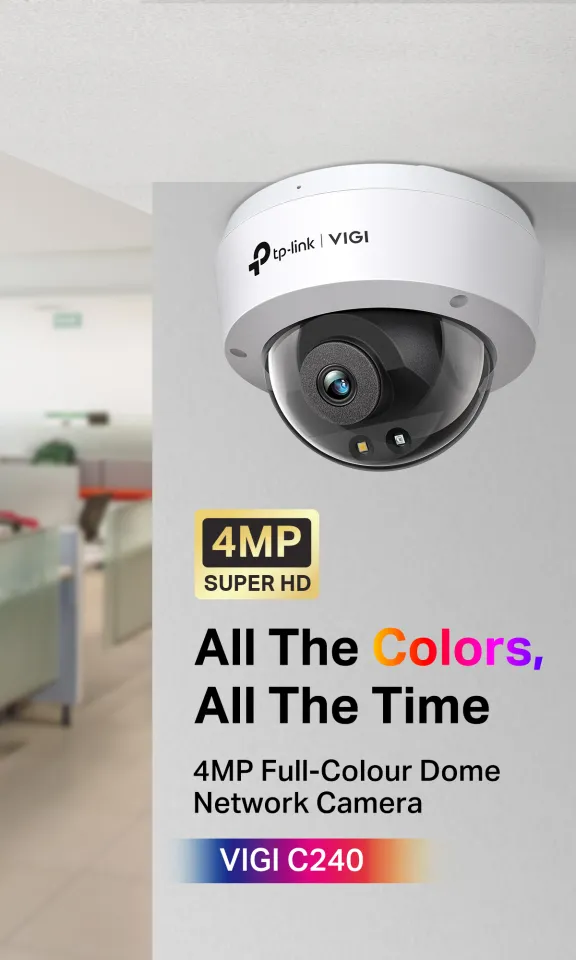 VIGI C240, VIGI 4MP Full-Color Dome Network Camera