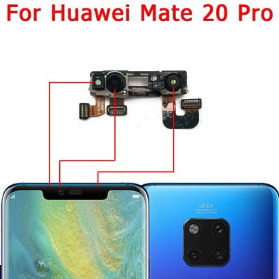 【✴COD✴】 anlei3 กล้องหน้าหลังสำหรับ Huawei Mate 20 Pro Mate20 Lite X 20x หันหน้าไปทางด้านหน้าด้านหลัง Selfie Flex อะไหล่โมดูลกล้อง