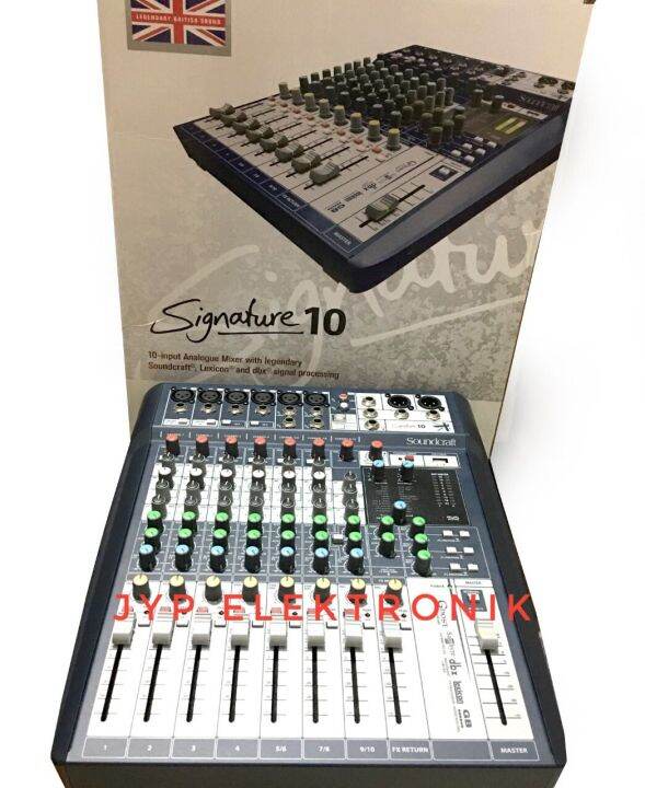 MIXER AUDIO SOUNDCRAFT SIGNATURE 10 / SOUNDCRAFT SIGNATURE10 Lazada Indonesia