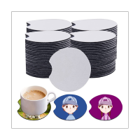 120 PCS Sublimation Coasters Blanks 2.75 in Circular Opening Blanks for Sublimation DIY Crafts