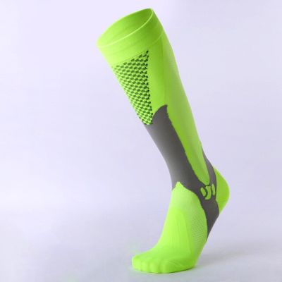 ถุงเท้าถุงเท้ากันกระแทกปั่นจักรยานสำหรับทุกเพศ,Relief ที่ขาป้องกันความเมื่อยล้าสำหรับถุงน่องกีฬาวิ่งมาราธอนเส้นเลือดขอดเพื่อสุขภาพ