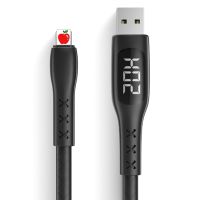 Fast Charging Cable, with On-Screen Data Cable, Timing Charging and Power-Off Cable