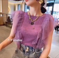 ?.? ??????? ?(พร้อมส่ง‼️)??.? ??????? (พร้อมส่ง‼️)เสื้อไหมพรมแฟชั่นสไตล์เกาหลี NO.19