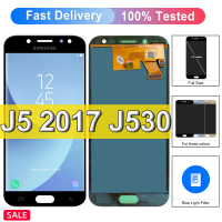 J530 LCD ปรับแต่งความสว่างขนาด5.2นิ้วสำหรับ Samsung Galaxy J5 J530FM J530สัมผัสหน้าจอ LCD อะไหล่ทดแทนประกอบหน้าจอดิจิตอล