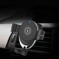 15w Wireless Fast Charger Car Mount Air Vent Mobile Phone Holder Charging Stand Fit For Iphone 12 11 Pro Max Xiaomi Samsung Car Chargers