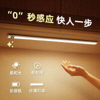 Led Cabinet Light With Rechargeable Human Body Induction Kitchen Lighting Wardrobe Cabinet Light Bar Magnetic Suction Wireless Self-Adhesive-CHN