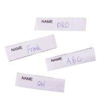 Label Garment Tags for Sewing Labels Clothing Washable 200pcs White Iron on Name Labels