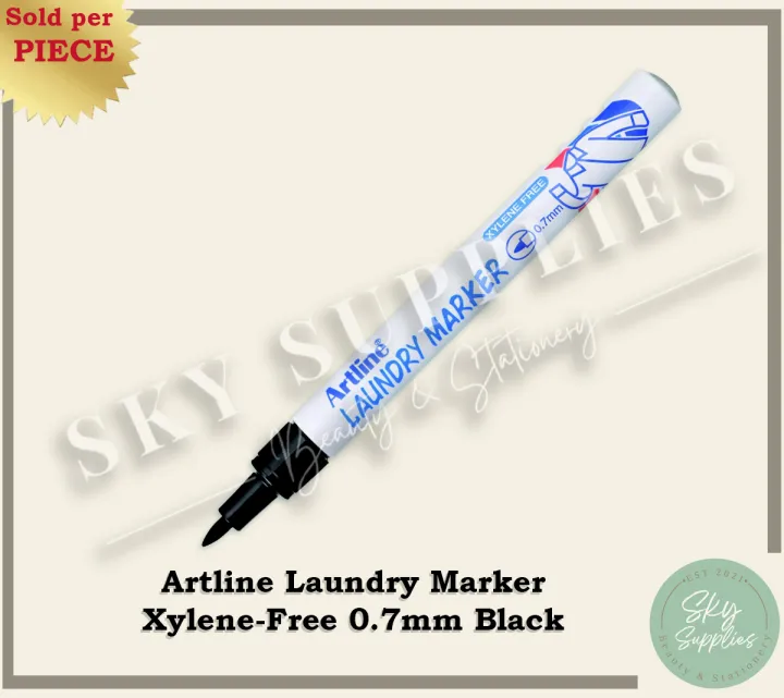 Artline Laundry Marker 0.7mm Black 1pc Lazada PH