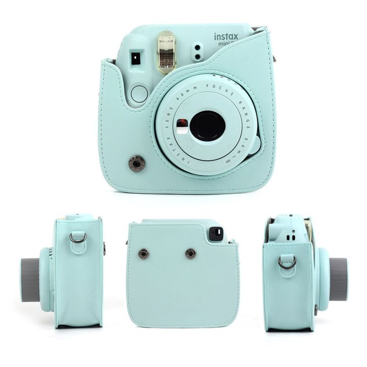 เคสฝาครอบที่ป้องกันกระเป๋าสายคล้องกล้องสำเร็จรูปกล้อง-fujifilm-instax-mini-11-9-8กระเป๋าหนัง-pu