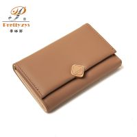 COD KKW MALL Women Medium Wallet Three Fold PU Leather Female Coin Purse Card Holder