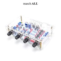 MarchAll PR741G ชุดสำเร็จ พร้อมแท่นอะคริลิคใส PR-741 Pre-Amp ปรี-แอมป์ ปรับทุ้ม-แหลม ซ้ายขวา อิสระ สเตอริโอ โทน คอนโทรล BASS TREBLE BALANCE เป็นภาคต้นทุก Player Ton