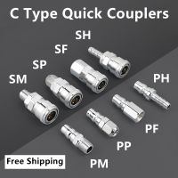 【hot】卐  C type Pneumatic fittings pressure coupling Air Compressor Hose Coupler Plug Socket compressor