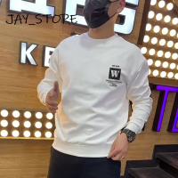 JAY_STORE  เสื้อสเวตเตอร์  เสื้อกันหนาวมีฮู้ด เสื้อกันหนาว เสื้อแขนยาวชาย เสื้อกันหนาว ผ ช เสื้อฮู้ด เสื้อฮู้ดชาย 2023ใหม่ MWY2390KYO 37Z230915