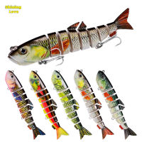 ShiningLove Lifelike Lure Bait Fishing Lures For Bass Trout Perch Jointed Swimbait Hard Bait Freshwater Saltwater Fishing Gear 5.12"/22g