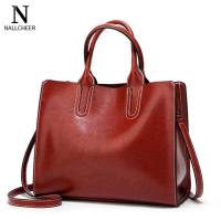 NALLCHEER กระเป๋าสะพายผญ กระเป๋า กระเป๋าสะพาย กระเป๋าสะพายข้าง Pu Leather lady handbag กระเป๋าถือ กระเป๋าโท้ท ลำลอง83006