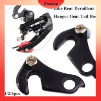 PROMISE 1/2/4pcs โลหะผสม เครื่องมือจักรยานถนน สากล ที่แขวน derailleur ด้านหลัง แข่งขี่จักรยานภูเขา กรอบเกียร์หาง ชิ้นส่วนตะขอ