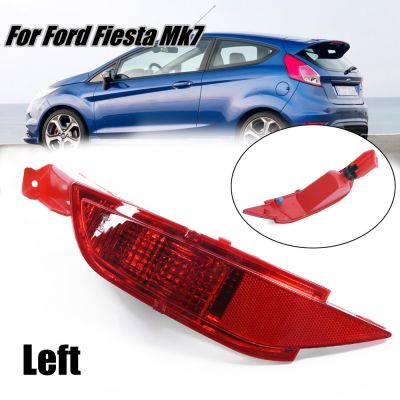 โคมไฟสะท้อนหลัง1ชิ้นเพลงคั่นสีแดงไฟตัดหมอกด้านซ้ายสำหรับ Ford Fiesta 09 ~ 15 Hatchback