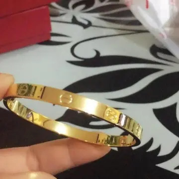 Cartier bangle cheap 18k price