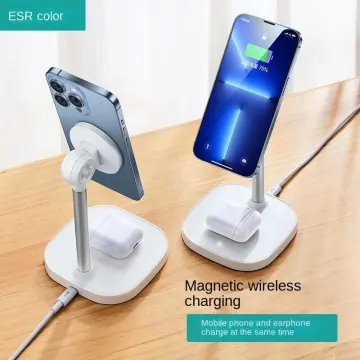ESR Shift Wireless Car Charger (HaloLock), Compatible with MagSafe Car  Charger, 2 Charging Modes, Detachable Fast Charging Pad, Car Phone Holder  Mount