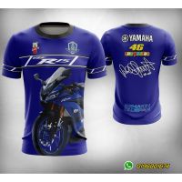 2023 NEW   shirt new t  yzf-r15 3 blue edition (short sleeve) cool  (Contact online for free design of more styles: patterns, names, logos, etc.)