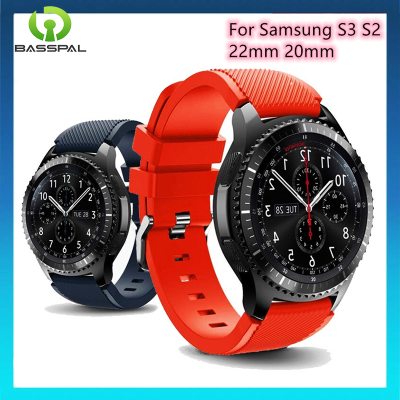 22Mm 20Mm แถบซิลิโคนสำหรับ Samsung Galaxy Watch 46Mm 42Mm 41/45Mm Watchband สำหรับ Samsung เกียร์ S3 Frontier สร้อยข้อมือ Active Huawei Watch Gt2/3 Strap