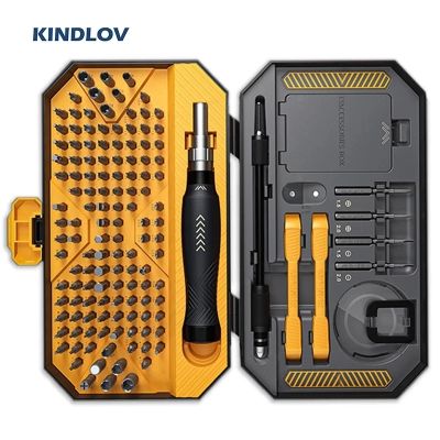 KINDLOV 145Pcs Precision Screwdriver Set Torx Hex High Hardness Magnetic Screw Driver Bits Kit Dismountable Phone PC Hand Tools