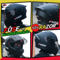 หมวกกันน็อค FUSE Helmet รุ่น Razor ปี 2021 สีดำด้าน